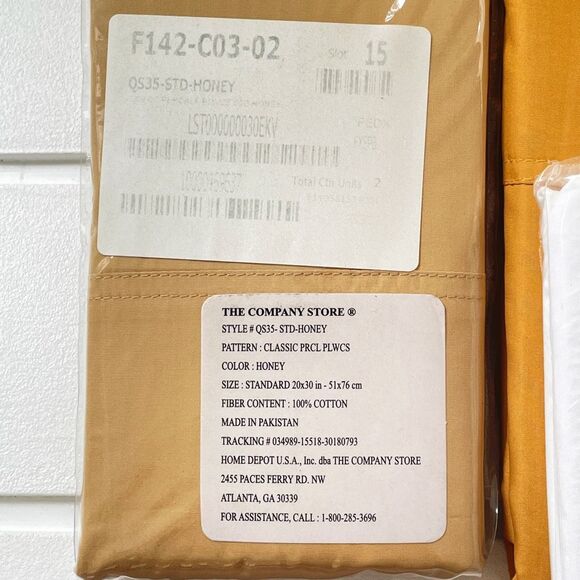 Lot of Sheets & Pillow Cases From The Company Store Cotton Twin XL Fitted & Flat - Picture 5 of 13